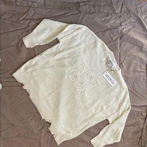 NWT Wildfox Not Today sweater small